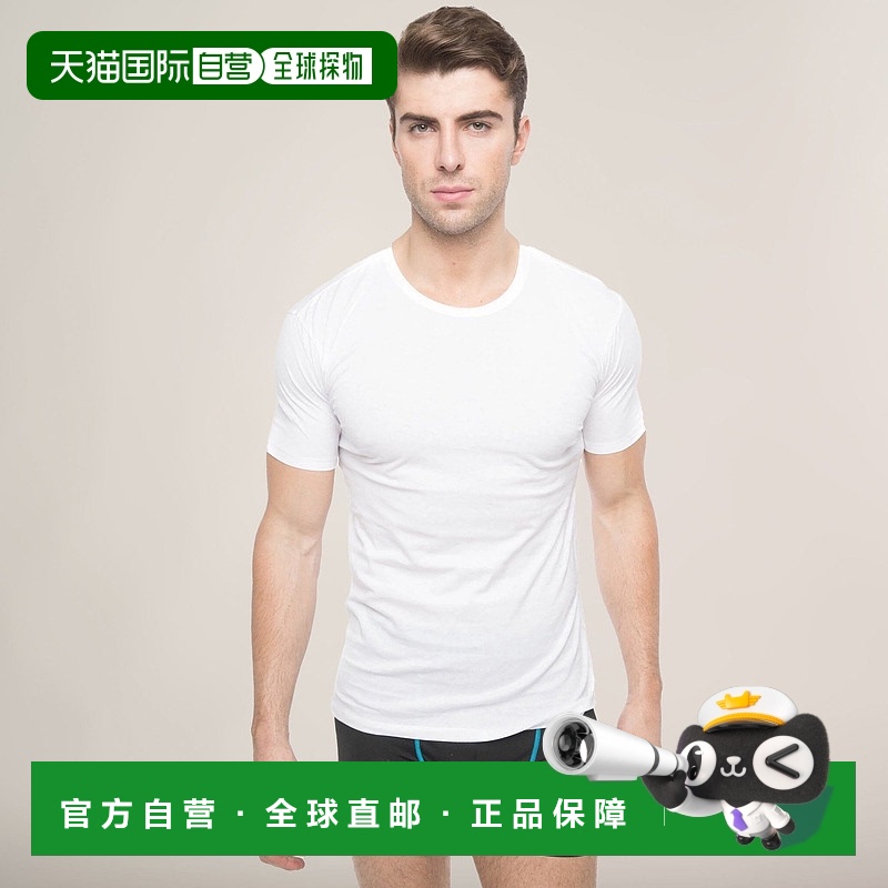 自营 members only会员专享男士 3PK 棉质圆领 T 恤 - 白色 美国