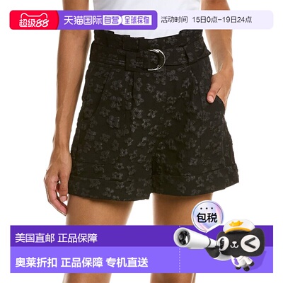 自营Gracia Puckered Floral Short - black 美国奥莱直发