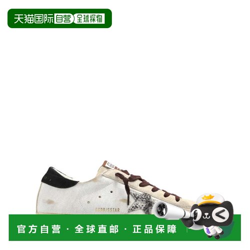 自营golden goose复古皮革Superstar运动鞋-白色 美国奥莱直发
