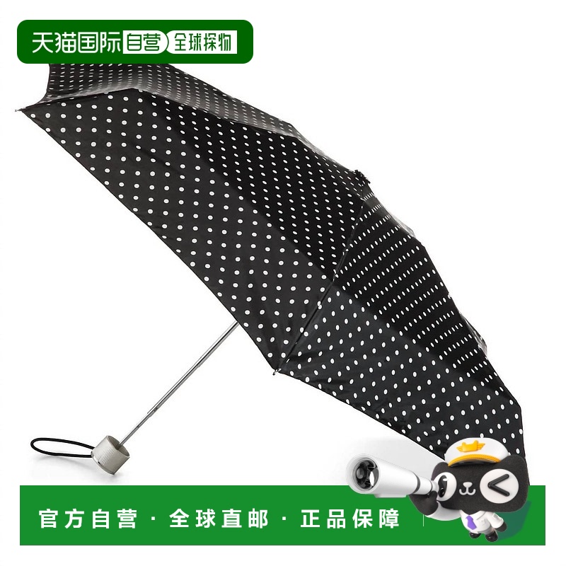 自营 totes迷你手动开合雨伞，带 Swiss Dot - swiss dot 美国奥