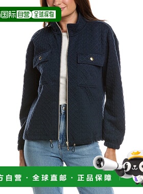 自营Nanette Nanette Lepore Diamond Lattice Cable Quilted Jac