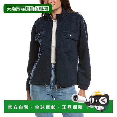 自营Nanette Nanette Lepore Diamond Lattice Cable Quilted Jac