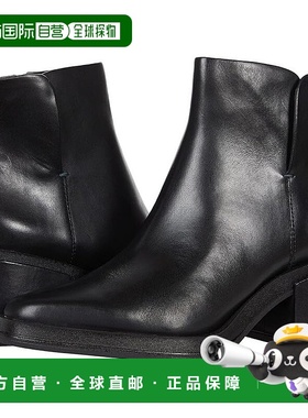 自营Franco Sarto Dalden Boots Women's Black Leather Block He