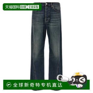 黑色 自营 牛仔裤 lanvin 美国奥莱直发 扭曲腿