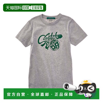 自营Scotch & Soda Regular-Fit T-Shirt - grey 美国奥莱直发