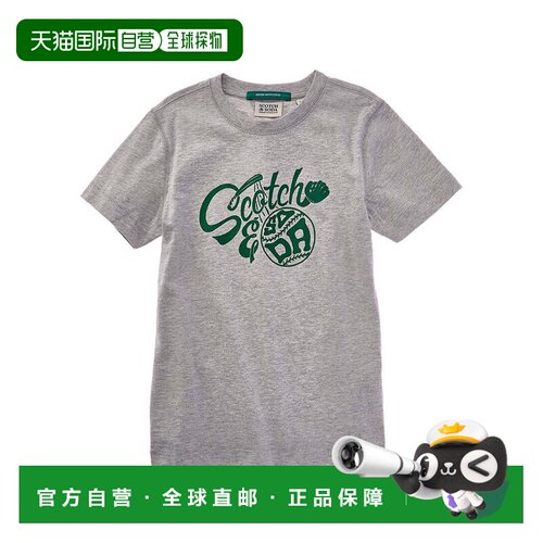 自营Scotch & Soda Regular-Fit T-Shirt - grey 美国奥莱直发