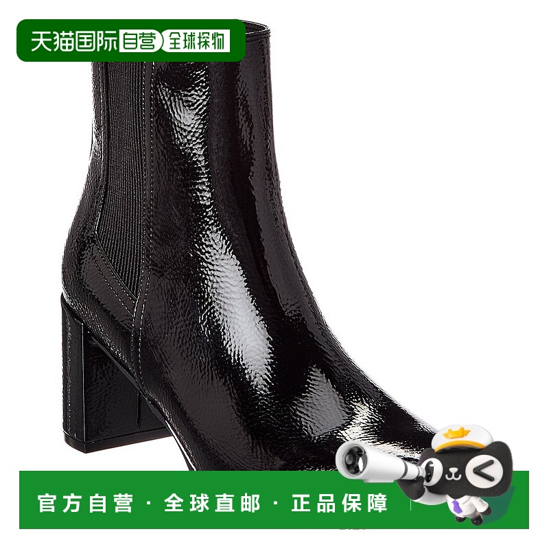 自营Donald Pliner Dammie Patent Bootie - black 美国奥莱直发