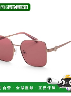 自营Longchamp Women's 56 mm Gold Sunglasses - amber gold 美