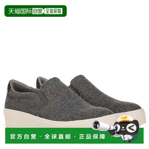 自营Dr. Scholl's Madison Up运动鞋女士木炭羊毛一脚蹬鞋ZOGG305