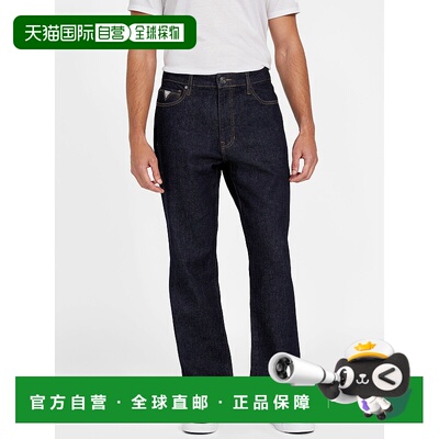 自营 guessJeffery宽松牛仔牛仔裤-黑色/宝石色 美国奥莱直发