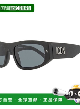 自营 Dsquared2中性款Icon运动太阳镜Icon 0016/S 003IR哑光黑色5