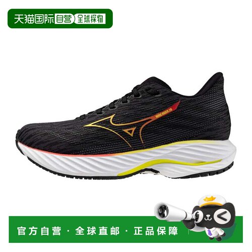 自营Mizuno Wave Rider 28黑色/月见草J1GD240377女款-黑色 美国