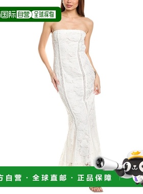自营 rococo sand洛可可沙雨长裙 - 白色 美国奥莱直发连衣裙
