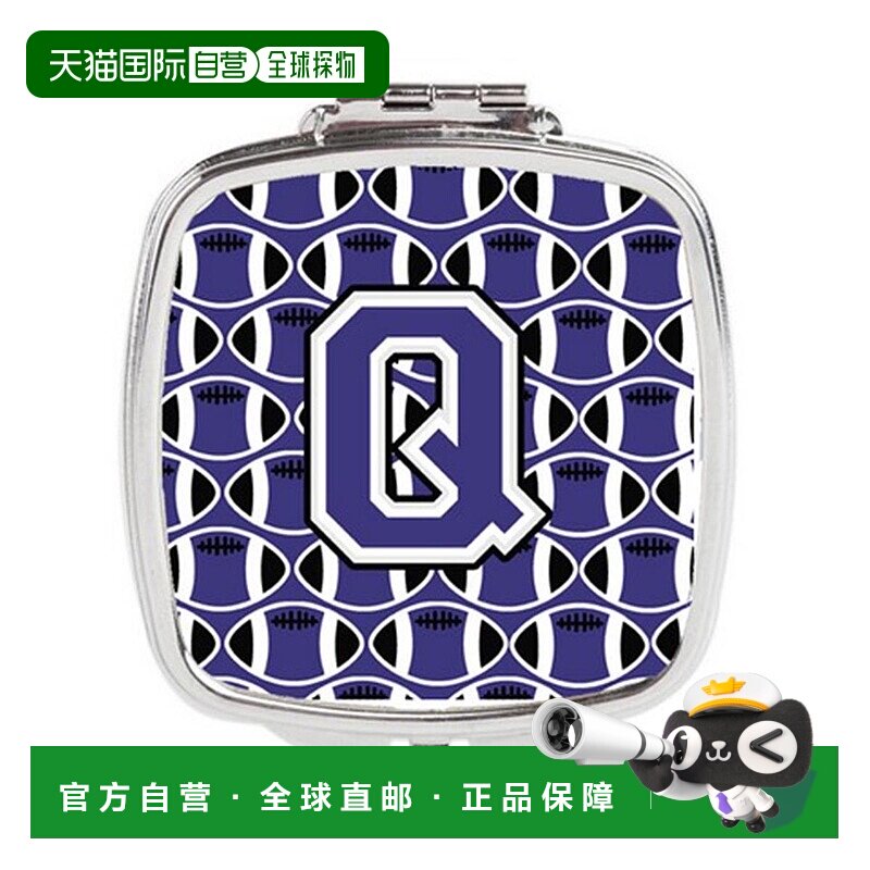 自营 Carolines Treasures CJ1068-QSCM 字母 Q 足球紫色和正品