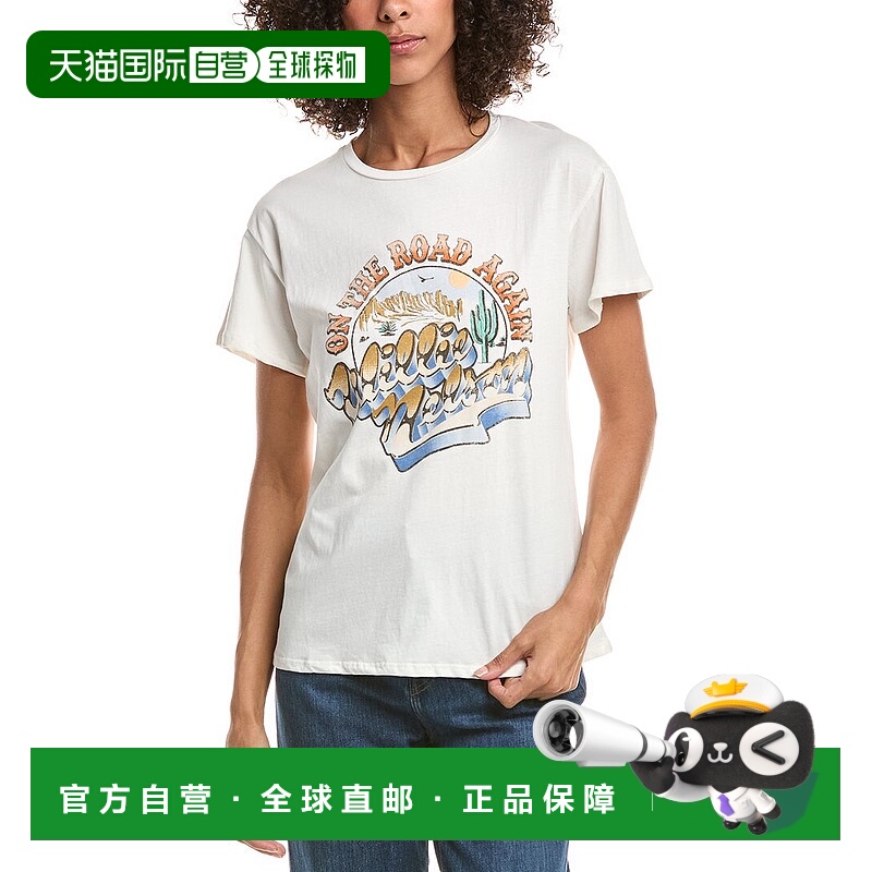 自营Chaser Willie Nelson On The Road Again T-Shirt - white