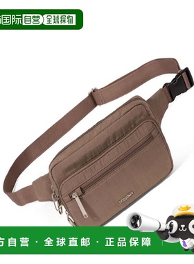 自营baggallini Securtex Anti-Theft Belt Bag Sling - portobel