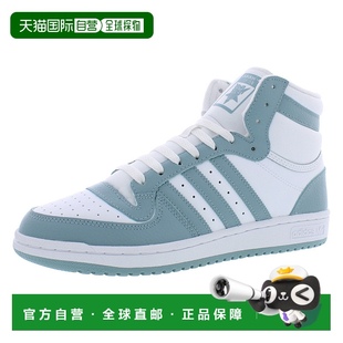 简约拼色高帮系带舒适 平底板鞋 美国直邮Adidas阿迪达斯男士 运动鞋