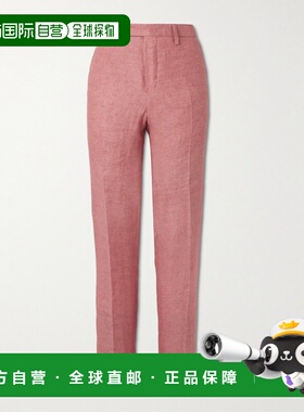 1h可退 香港直邮潮奢 mr p 男士 Phillip 锥形亚麻西装裤 MPT2410