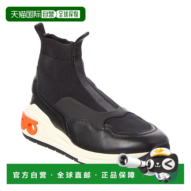 自营salvatore ferragamoFerragamo Cosma Gancini Leather Sock