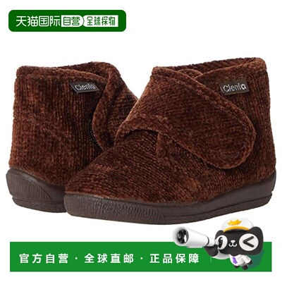 自营Cienta 133008Brown Velvet Round Toe Comfort Casual Shoes