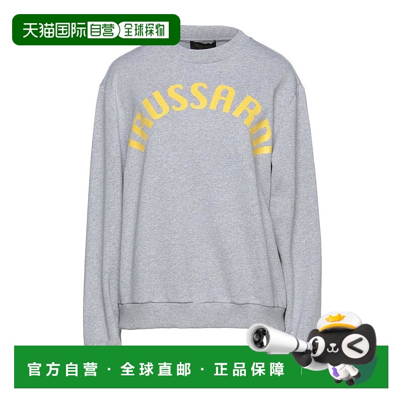 1h可退 【美国直邮】TRUSSARDI 女士卫衣 纯色圆领长袖毛衣 70 棉