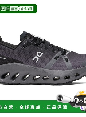 1h可退 香港直邮潮奢 On 女士 黑色 Cloudsurfer Trail WP 运动鞋