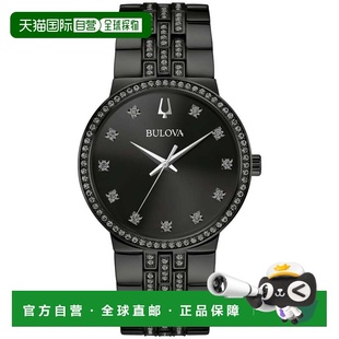 自营Bulova Men's Classic 40mm Quartz Watch - black 美国奥莱