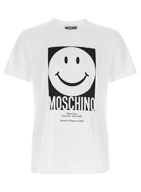 自营Moschino Men's Smiley T-Shirt - white 美国奥莱直发