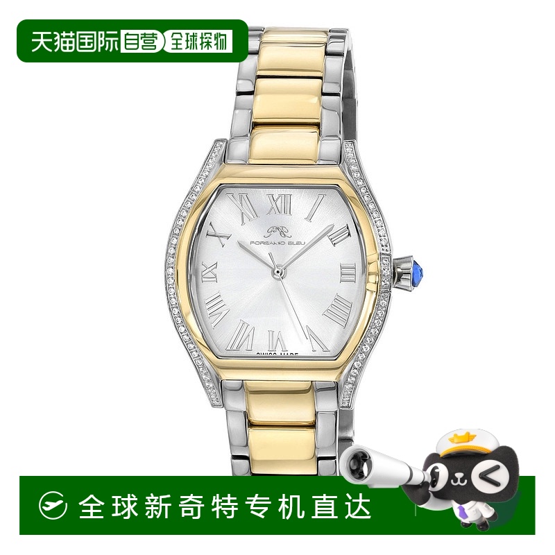 自营 Porsamo Bleu女式Celine不锈钢手表1002ECES-双色 【美国奥