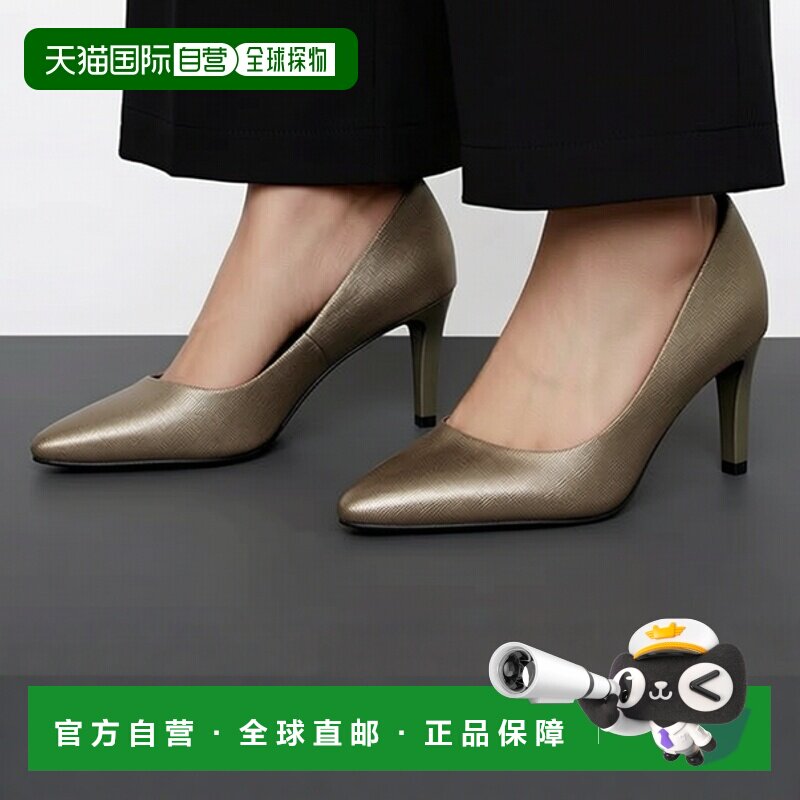 1h可退 【美国直邮】Rockport乐步女士时装单鞋浅口高跟鞋尖头真