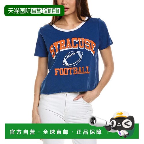 自营Prince Peter Syracuse Football Crop T-Shirt - blue 美国