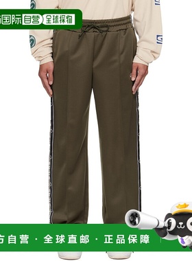 1h可退 香港直邮潮奢 Tom Ford 汤姆 福特 男士 绿色徽标运动裤