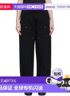 香港直邮潮奢 CARHARTT WIP 女士 黑色 Brandon Double Knee 长裤