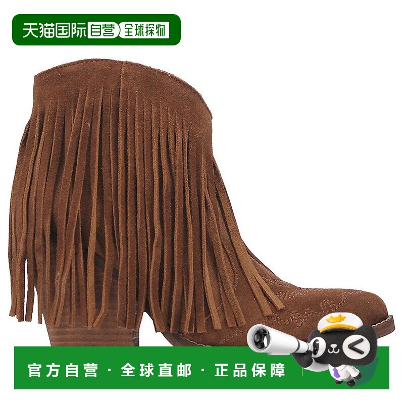 1h可退 【美国直邮】Dingo Tangles Fringe Snip Toe 套头短靴 女