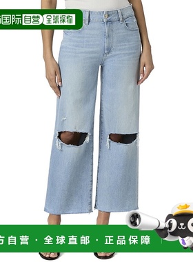 自营PAIGE Sasha Maeve Destructed Ankle Jean - blue 美国奥莱