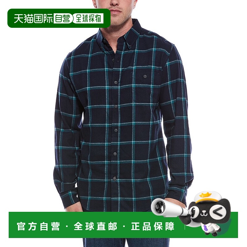 自营WEATHERPROOF VINTAGE Holiday Flannel Shirt - navy 美国奥