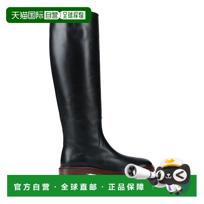 1h可退 【美国直邮】TOD S 女鞋 时装靴 软真皮马靴 经典圆头平底