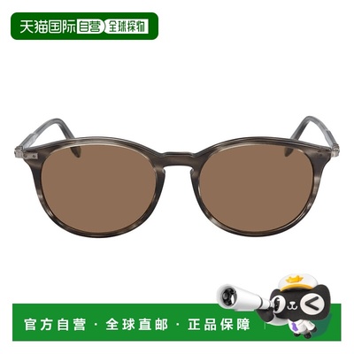 自营Salvatore Ferragamo Brown Round Ladies Sunglasses SF911S