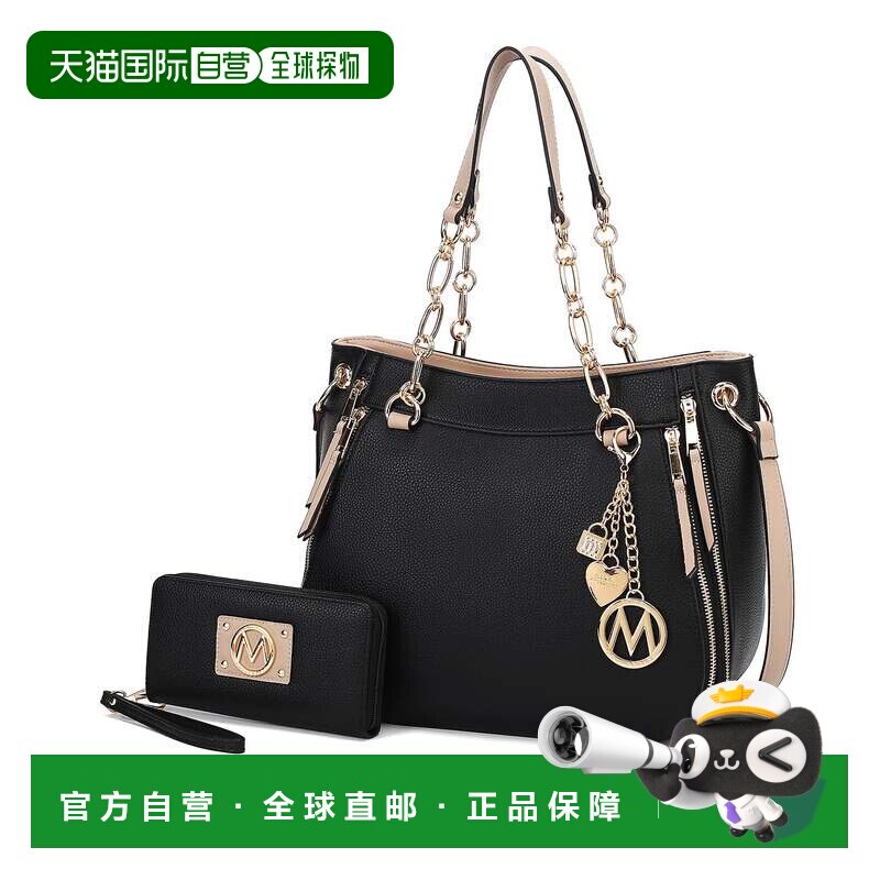自营mia k collectionLina 女士单肩包和钱包套装，Mia K 出品 -图片