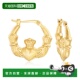 Ross 黄色 Simons 黄金 自营 圈形耳环 14kt Claddagh 美国奥莱