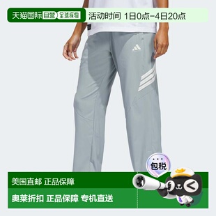 自营女款adidas adidas CRAZY LITE裤子-wonder sage 美国奥莱直