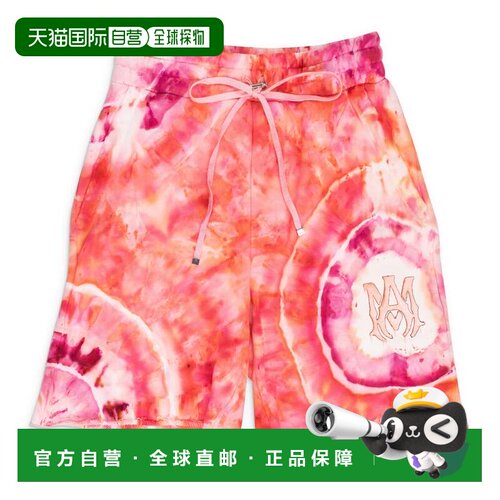 自营amiriOrange / Pink Tie Dye Ma Sweatshorts - multi 美国奥