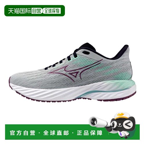 自营Mizuno Wave Inspire 21珍珠蓝/深紫色411491.5f6k女款-灰色