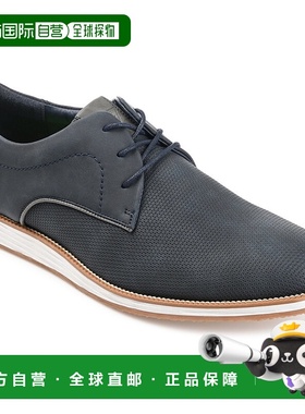 自营 Vance Co. Blaine 压花休闲正装鞋 - 蓝色 美国奥莱直发男鞋