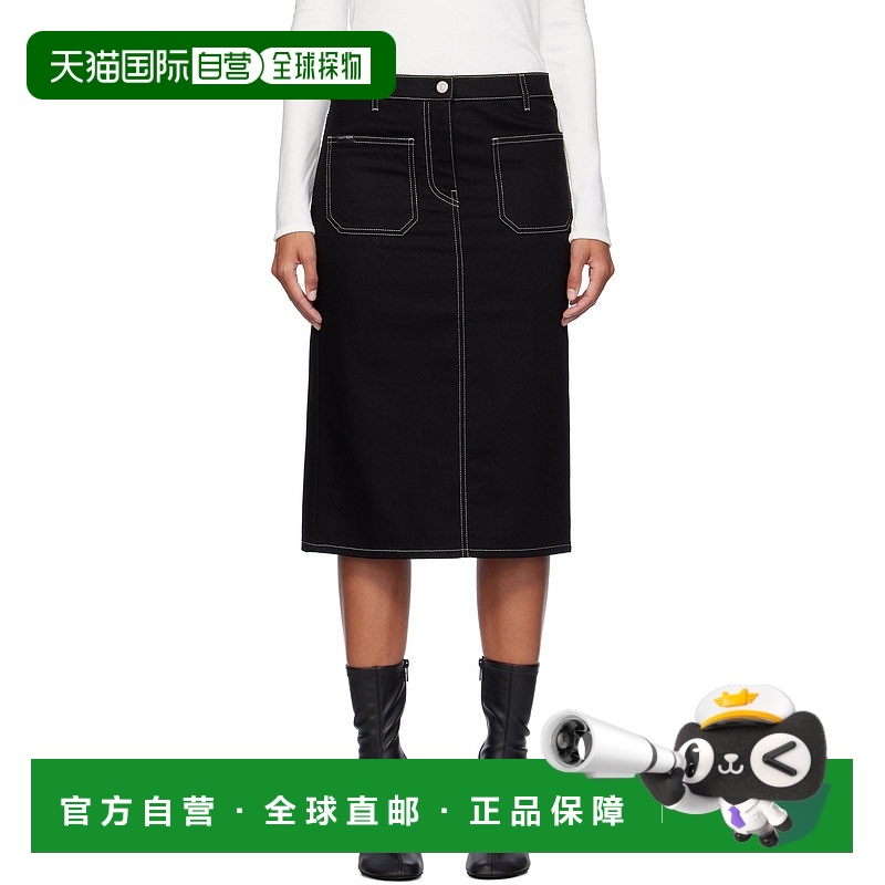 1h可退 香港直邮潮奢 Courreges 女士 黑色 2-Pocket Topstitched