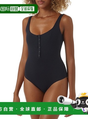 自营 Melissa Odabash陶尔米纳连体泳衣-黑色 美国奥莱直发