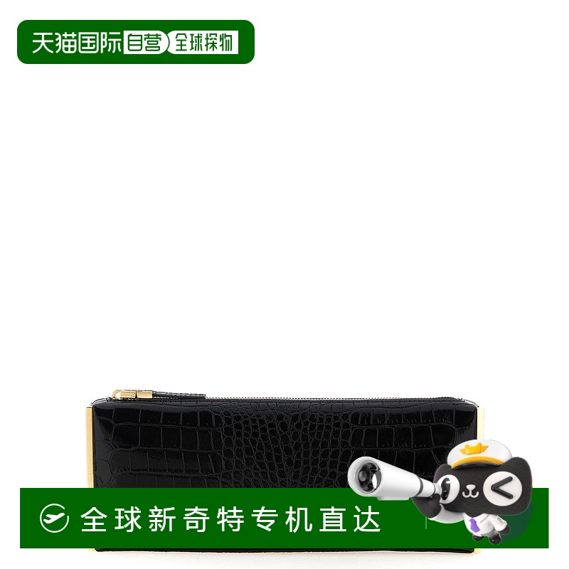 自营 elisabetta franchi“Baguette”离合器-黑色 美国奥莱直发
