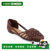 Woven Journee Ekko 自营Women Brown Collection Flats Leathe