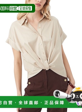 自营 Trina Turk Coty Top - Tan 上衣美国奥莱直发