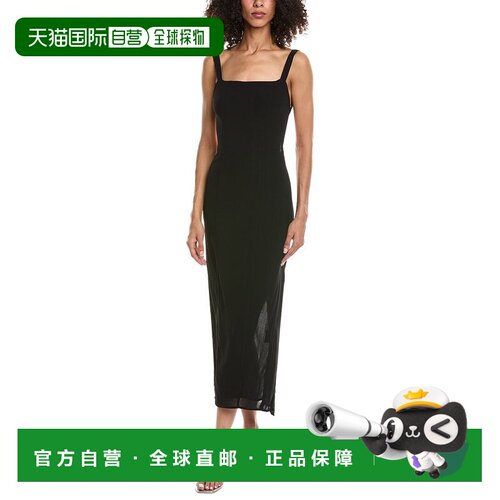 自营optKourt Vada Midi Dress - black 美国奥莱直发连衣裙吊带